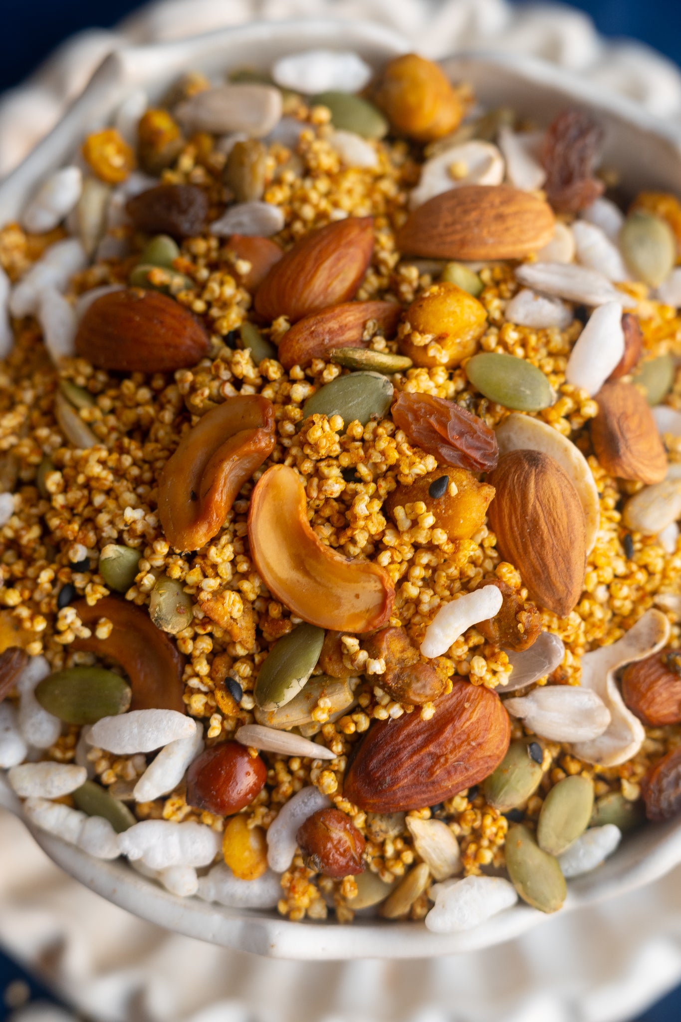 Crunchy Baked Millet Mixture