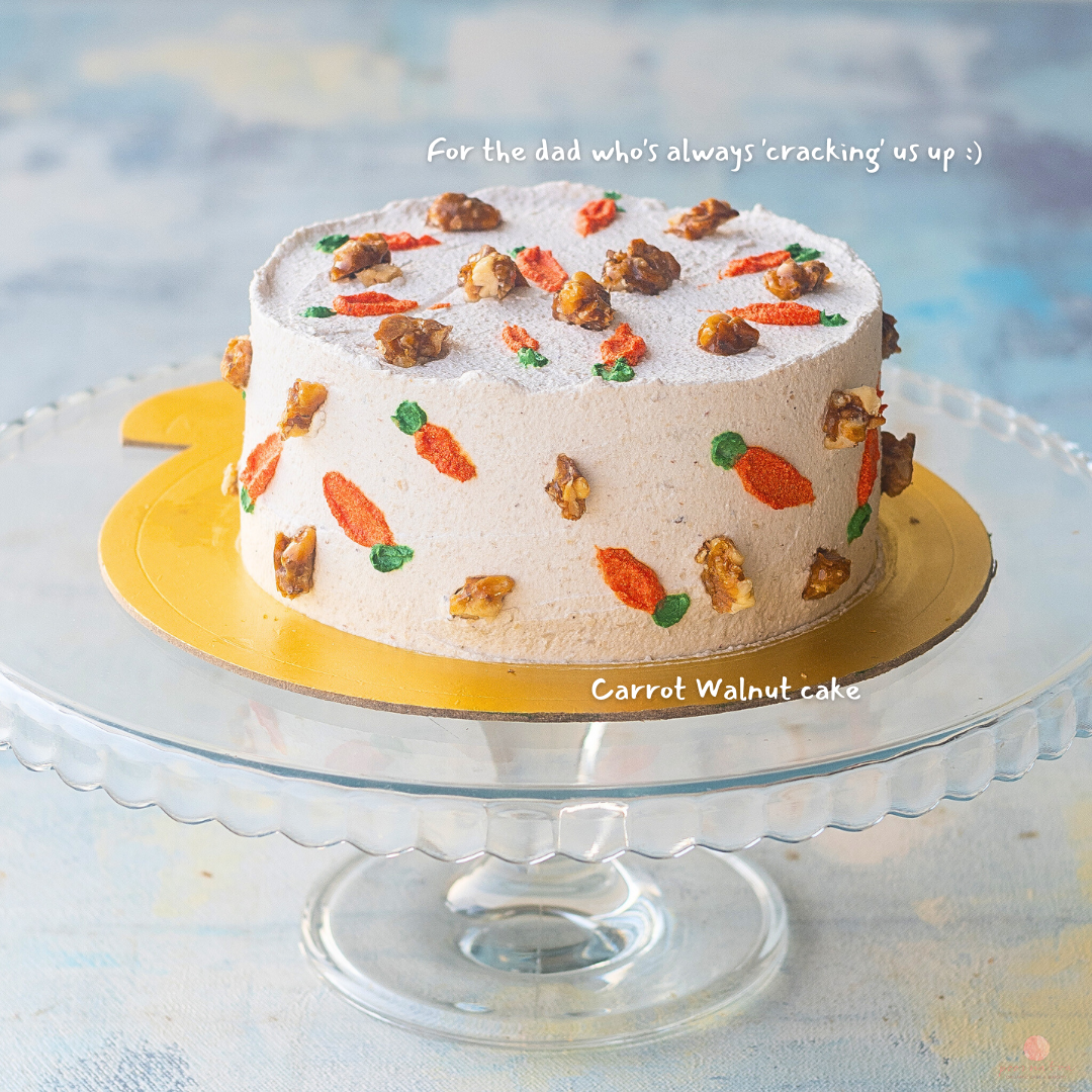 Carrot walnut cake (700g)