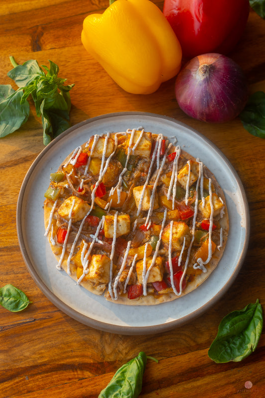 BBQ TOFU PIZZA