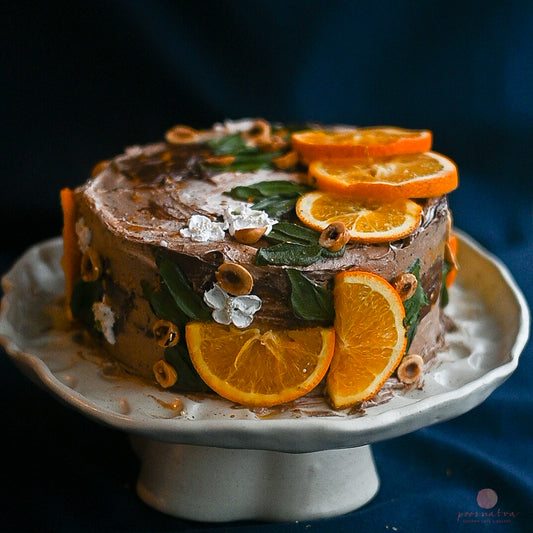 Chocolate Orange Hazelnut Cake