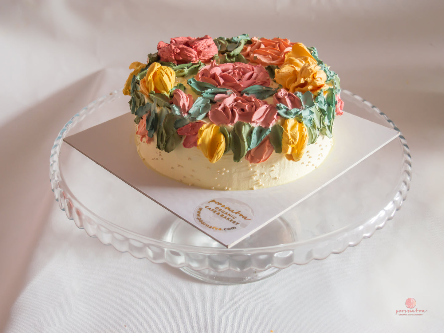 Hand painted cake AMBER