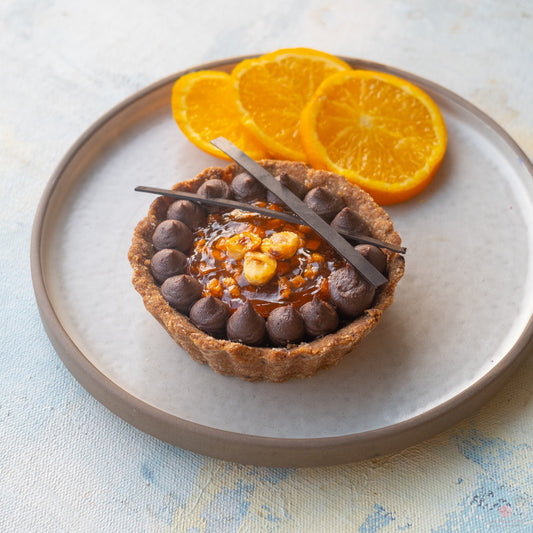 Chocolate Orange Hazelnut Tart
