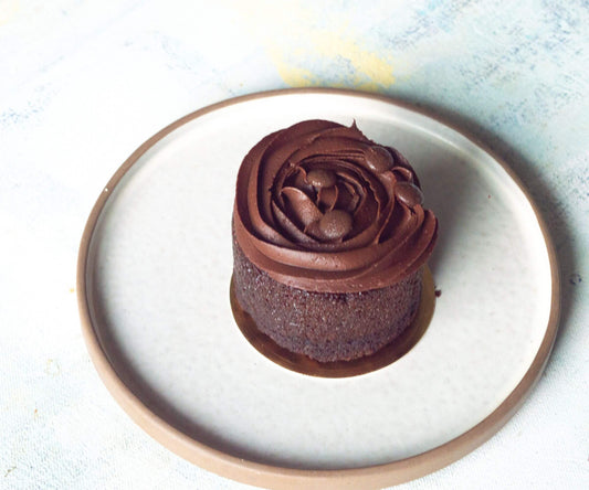 BELGIAN CHOCOLATE MINI CAKE (Vegan, Wholewheat)