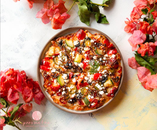 CARAMELISED ONION & FETA CHEESE PIZZA