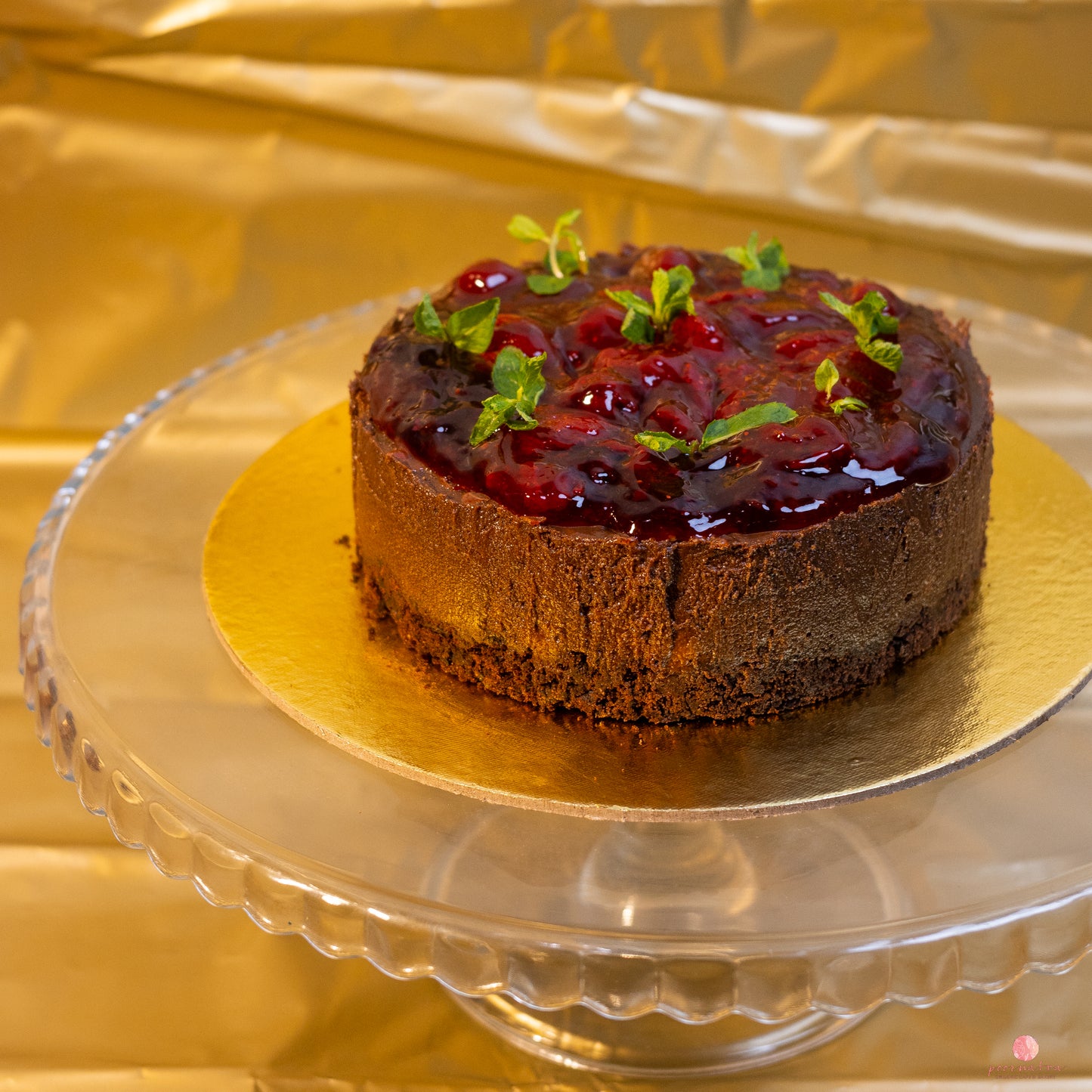 Belgian Chocolate Mixed Berries Cheesecake