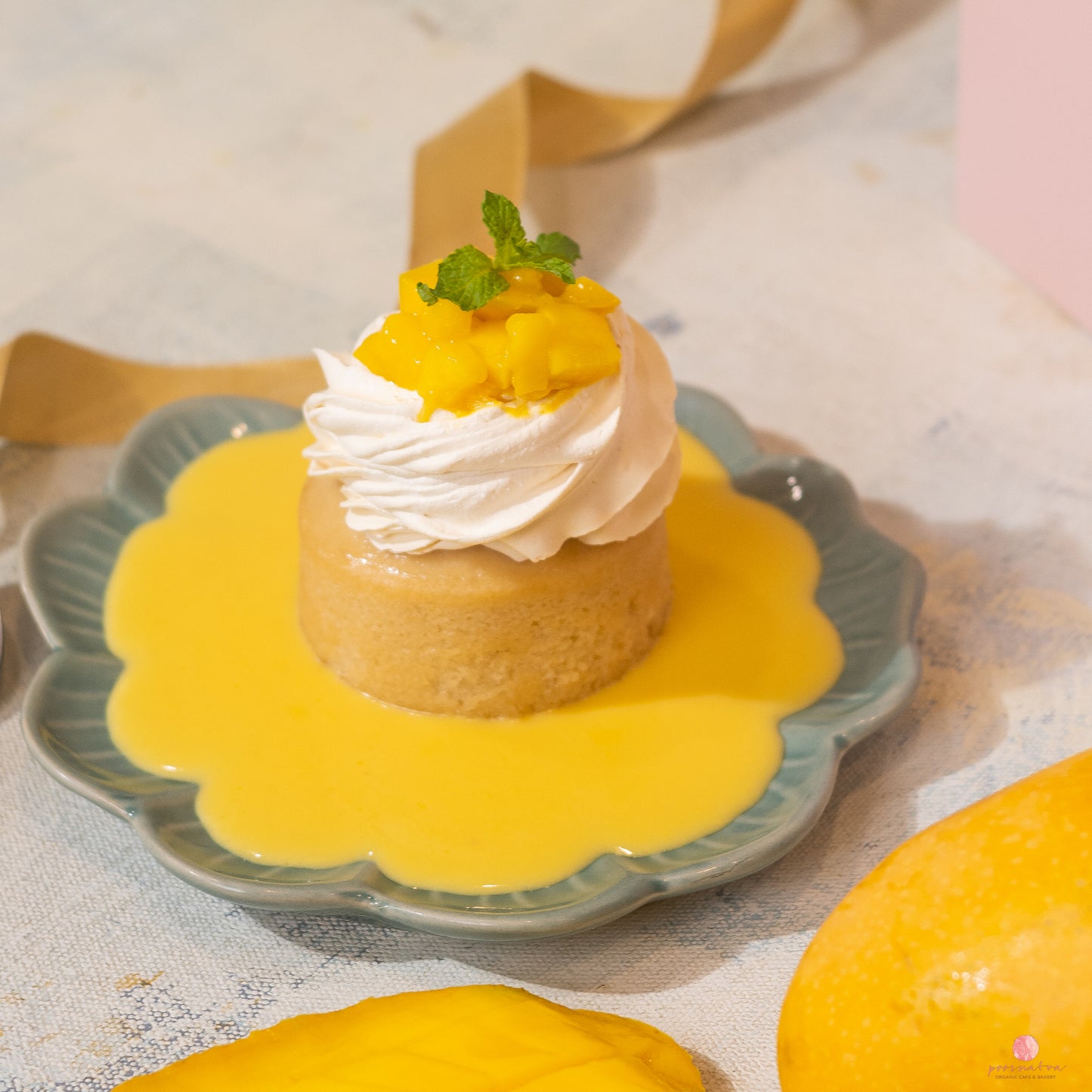 MANGO TRES LECHES CAKE
