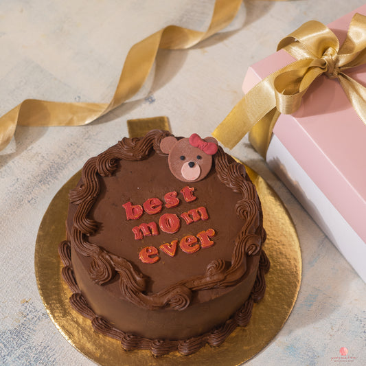 Best Mom Ever – Belgian Chocolate Celebration Cake