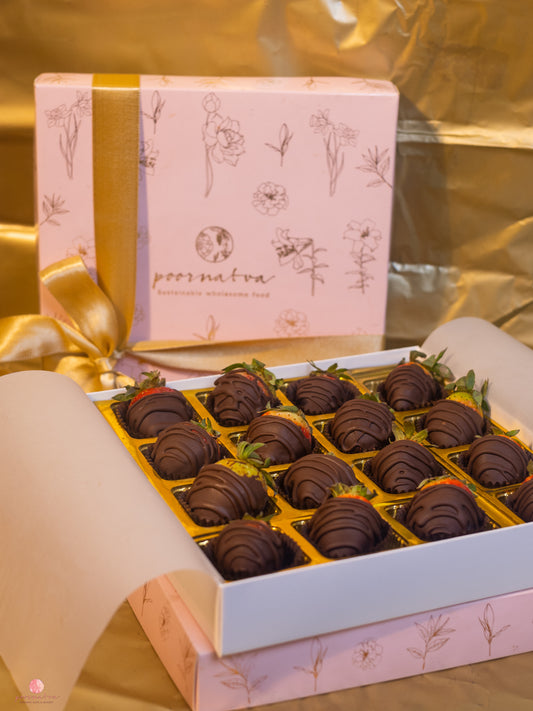 Chocolate covered Strawberries (Box of 16) (Valentine's special)