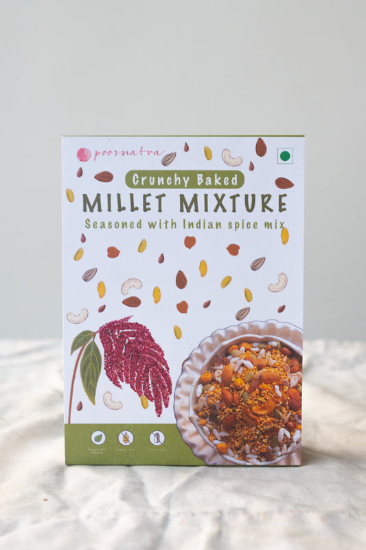Crunchy Baked Millet Mixture