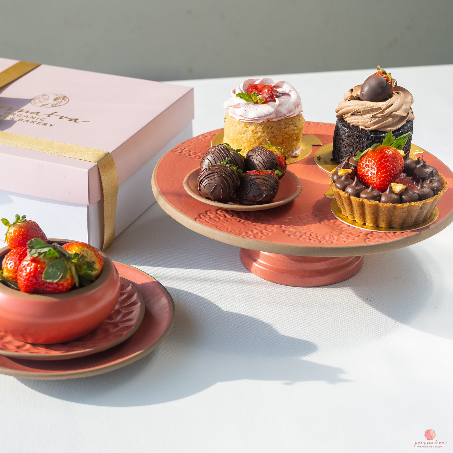 Strawberry Love Dessert Box - Valentine's Special (Vegan)